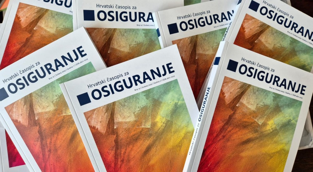 Objavljen je novi broj Hrvatskog časopisa za OSIGURANJE
