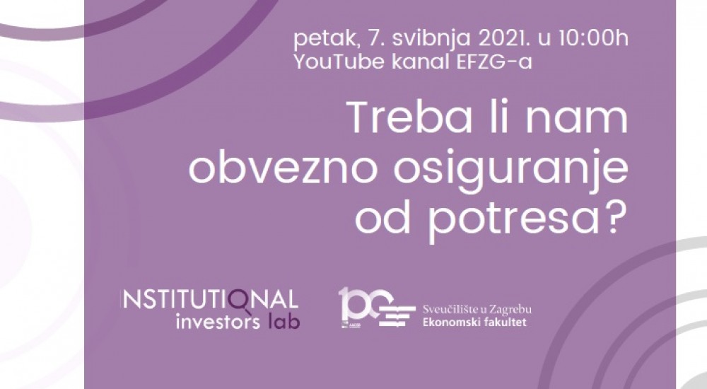 Najava konferencije:  Treba li nam / imamo li obvezno osiguranje od potresa?