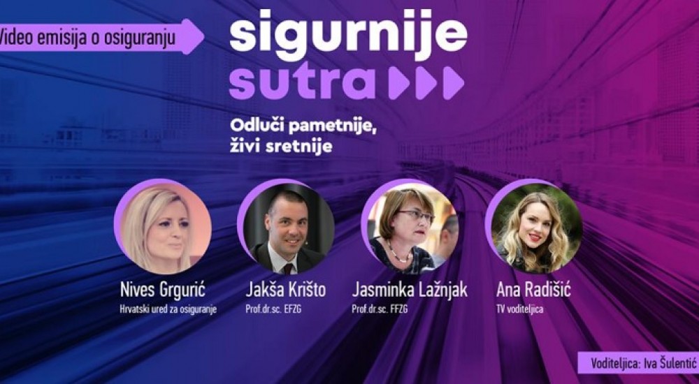 Najava video emisije Sigurnije sutra